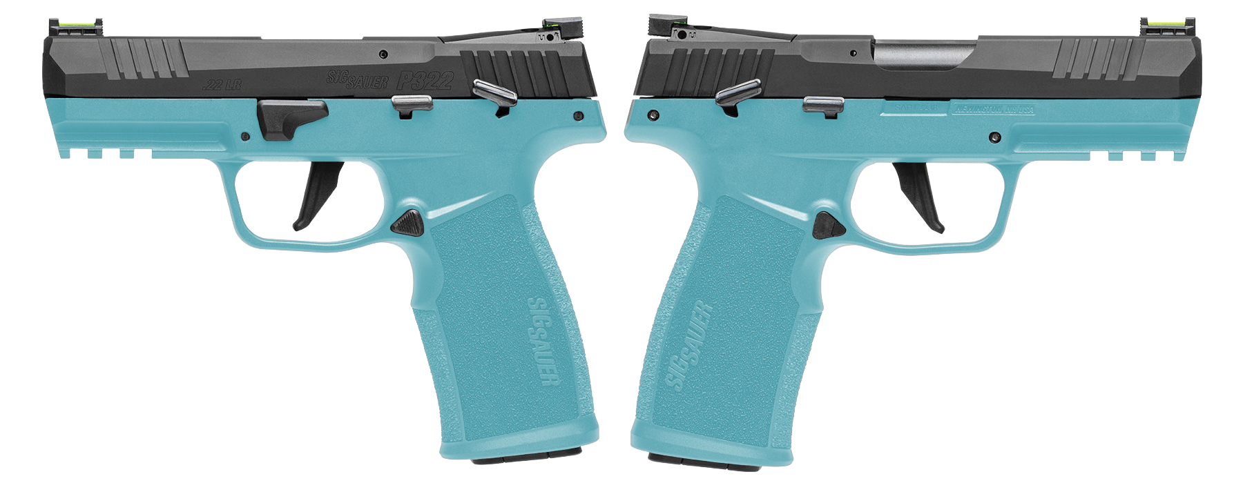 SIG SAUER P322C 22LR PSTL THRD BBL, O.R. 2-20RD ROBIN EGG BLUE - ORION EXCLUSIVE