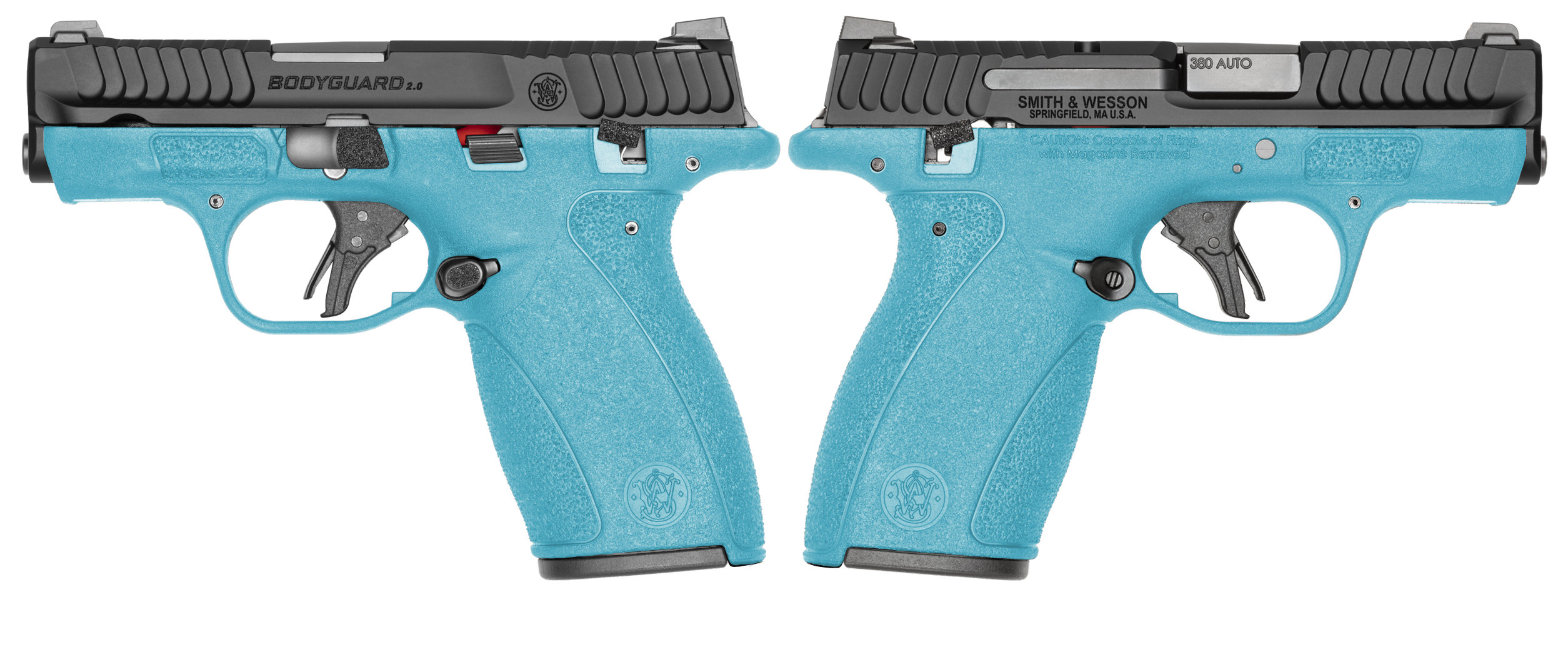 SMITH & WESSON BODYGUARD 2.0 MS 380ACP 2.75" ROBINS EGG BLUE 1-10RD 1-12RD