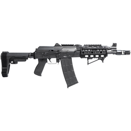 ZASTAVA USA ZPAP85 PSTL 5.56 W/ NIGHT BRAKE, QUAD RAIL, SBA3 BRACE 1-30RD MAGAZINE