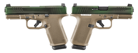 RUGER RXM TROPIC 9MM PISTOL 4" BBL OD GREEN/COYOTE TAN O.R. 2-15RD MAGS