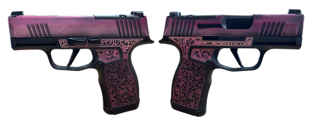 SIG SAUER P365X LADY BUG 9MM PSTL 3.1" BBL 2-12RD MAGS, OPTC PLTE COVER