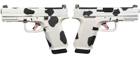 RUGER RXM 9MM PISTOL 4" BBL COW PRINT, MAGPUL EHG, O.R. 2-15RD MAGS