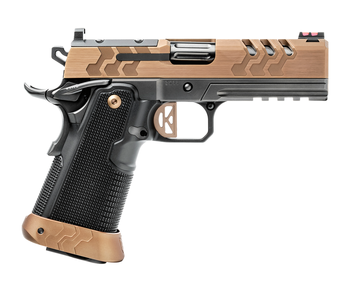 dKIMBER 2K11 PRO O.R. COYOTE 4.25" 45ACP PISTL BLK/COYOTE 1-11RD, 1-13RD MAGS