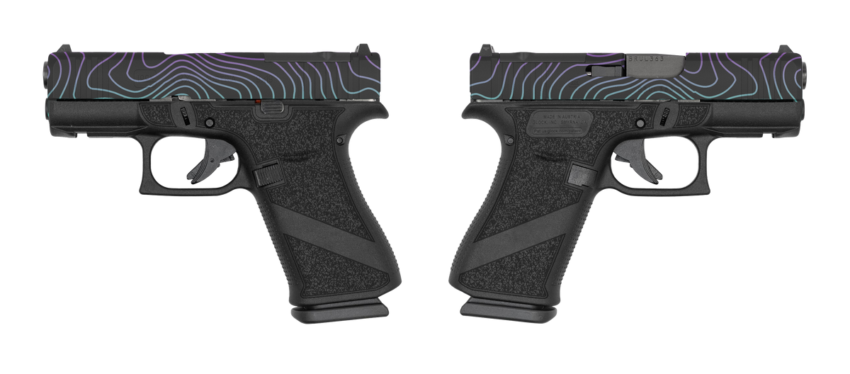 GLOCK 43X MOS TOPO 9MM PISTOL 3.39" FXD 5.5lb 2-10RD MAGS