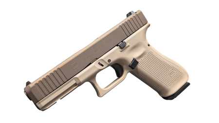 GLOCK 17 GEN 5 FS TAN/BRONZE TWO TONE 9MM PISTOL 4.49" FXD 5.5lb 3-17RD MAGS