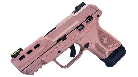 RUGER SECURITY 380ACP ROSE GOLD PSTL 3.42" BBL 15+1RD BLK F.O. FRONT SIGHT