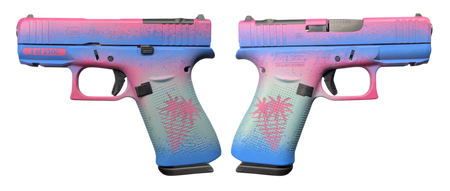 GLOCK 43X MOS MIAMI 9MM PISTOL 3.39" FXD 5.5lb 2-10RD MAGS