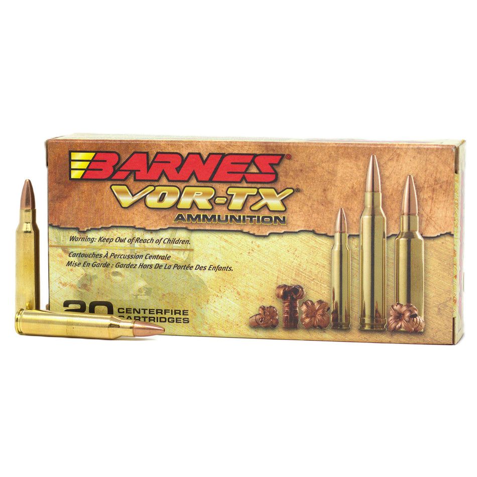 BARNES 223 55G VOR-TX TSX FLAT BASE AMMUNITION 20RDS 3240 FPS