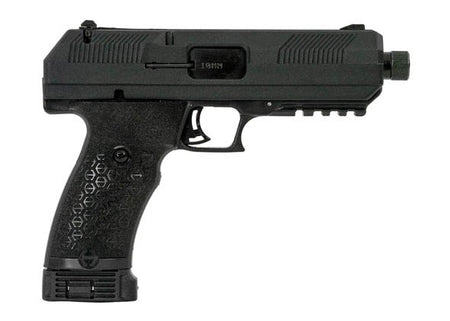 Hi-Point JXP10 JXP 10mm Auto 10+1, 5.20" Black Steel Threaded Barrel, Black Powder Coated YC9 Styled/Serrated Steel Slide, Black Polymer Frame w/Picatinny Rail, Black Textured Polymer Grip