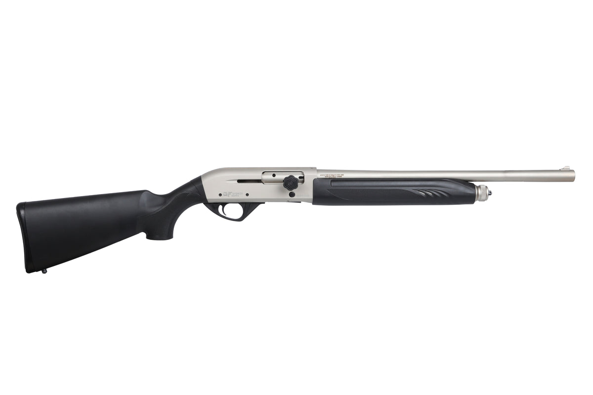 Gforce Arms GF11220NG GF1 12 Gauge Semi-Auto 3" 4+1 18.50" Nickel Steel Barrel, Nickel Dovetail Aluminum Receiver, Fixed Black Synthetic Stock