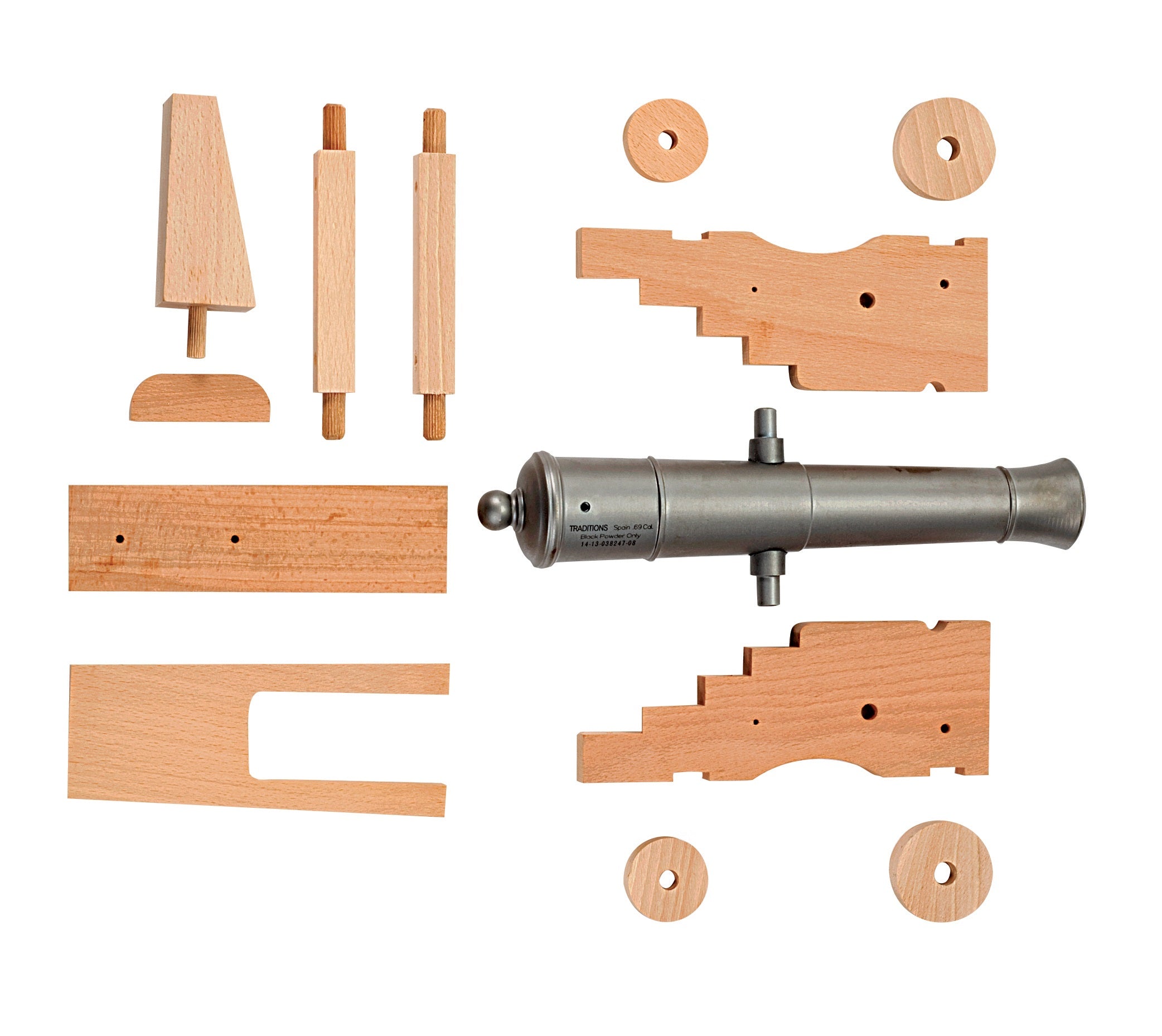 Mini Old Ironsides Cannon Kit Desktop Collectible