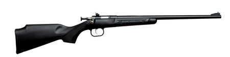 Crickett KSA2280 Youth 22 WMR 1rd 16.12" Blued Barrel & Receiver, Fixed Front/Adjustable Rear Peep Sights, Black Synthetic Stock w/11.5" LOP, Rebounding Firing Pin Safety