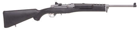 Ruger 5806 Mini Thirty 7.62x39mm 5+1 18.50" Matte Stainless Steel Barrel, Drilled & Tapped Stainless Steel Receiver, Black Synthetic Fixed Stock, Right Hand