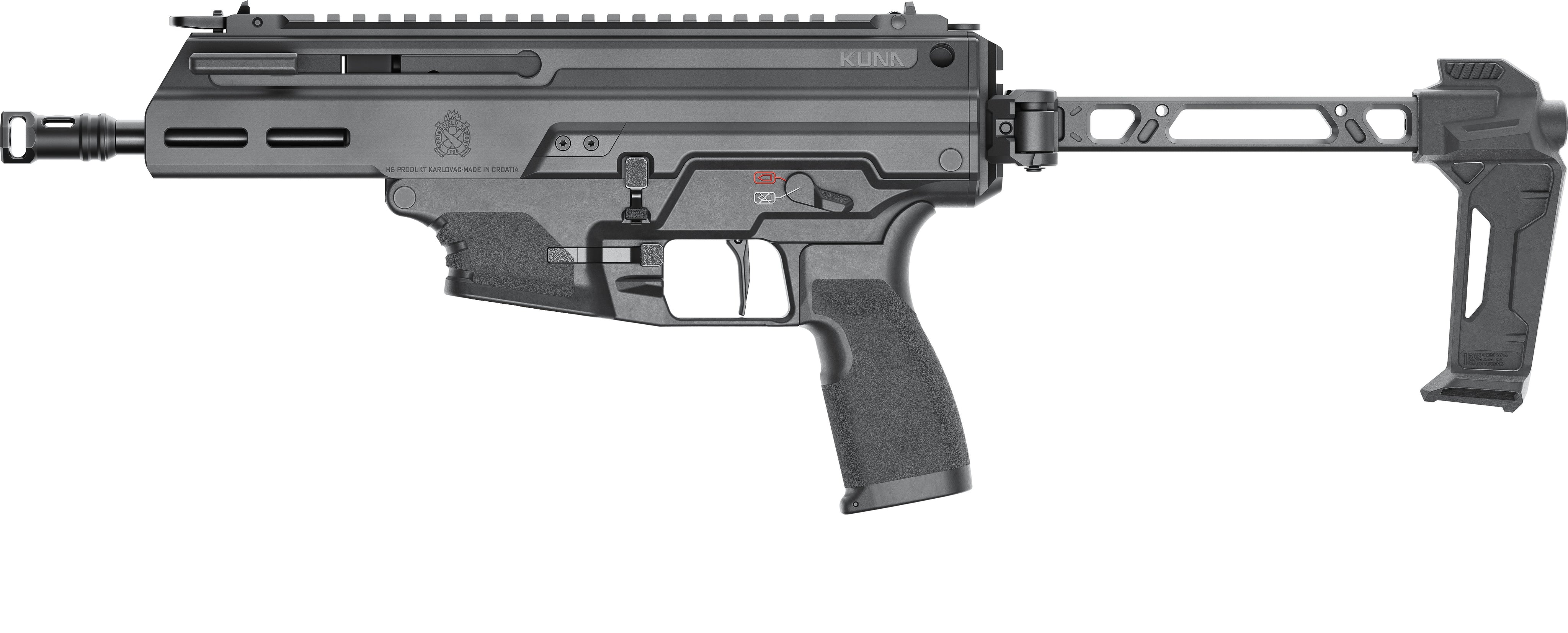SPG KN9069BLCFSA KUNA 9MM 6.125 W/FSA BLK LC