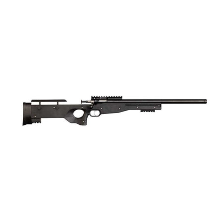 Crickett KSA2150-BLK Precision Full Size 22 LR Single Shot 16.10" Blued Threaded Bull Barrel, Blued Crickettinny Rail Steel Receiver, Black Synthetic Adj LOP Stock