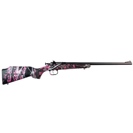 Crickett KSA2160 Youth 22 LR 1rd 16.12" Barrel & Receiver, Fixed Front/Adjustable Rear Peep Sight, Hydro Dipped Muddy Girl Synthetic Stock w/11.5" LOP, Rebounding Firing Pin Safety