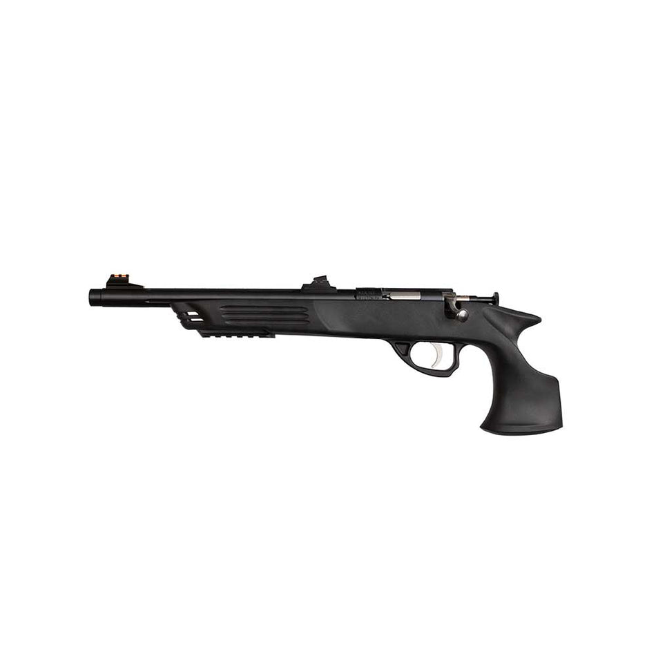 Crickett KSA693 Adult Pistol 22 LR 1rd 10.50" Blued Threaded Barrel w/Cap, Williams Fire Sights, Integrated Picatinny Accessory Rail, Synthetic Grip, Rebounding Firing Pin Safety