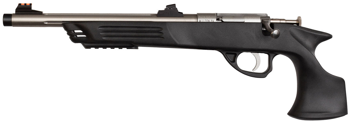 Crickett KSA696 Adult Pistol 22 LR 1rd 10.50" Stainless Steel Threaded Barrel w/Cap, Williams Fire Sights, Integrated Picatinny Accessory Rail, Synthetic Grip, Rebounding Firing Pin Safety