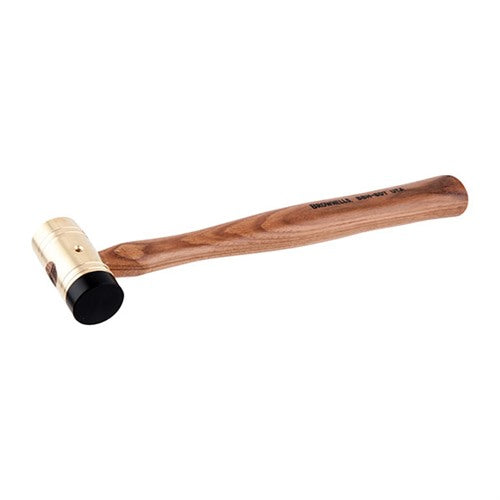 PREMIUM DELRIN-TIPPED BRASS HAMMER 8OZ