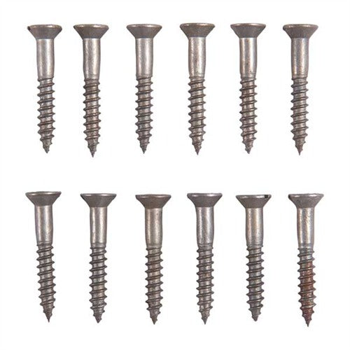 Unplated Steel Flat Head Wood Screw Kit 050806015470