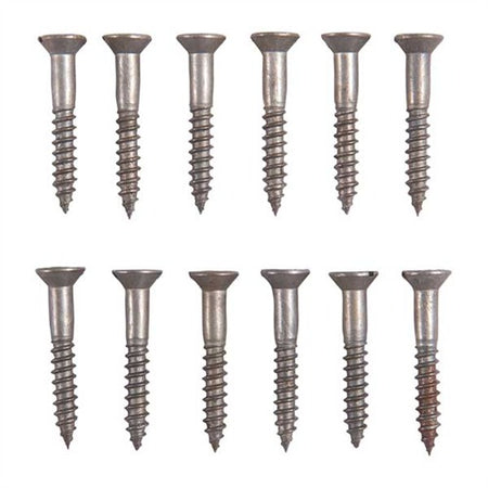 Unplated Steel Flat Head Wood Screw Kit 050806015470