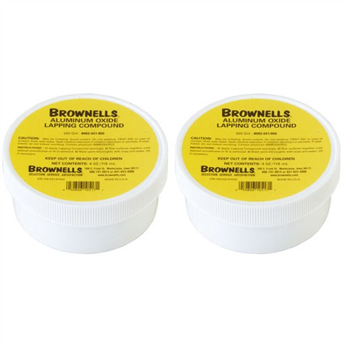 LAPPING COMPOUND, TWIN PACK,ALUMINUM,OXIDE,#600/800 GRIT