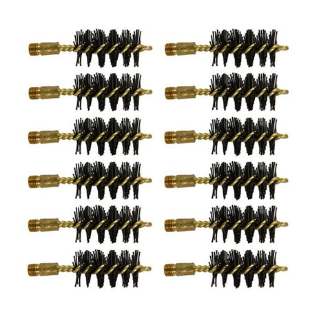 HEAVY WEIGHT BRUSH, NYLON, 10 GAUGE SHOTGUN, 12 PACK