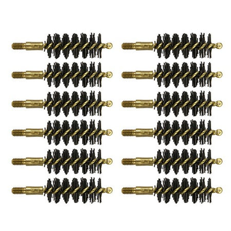 HEAVY WEIGHT BRUSH, NYLON, .50 CALIBER PISTOL, 12 PACK