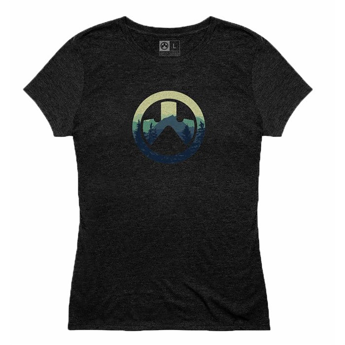 Women's Cascade Icon Logo CVC T-Shirt (UPC 840815129561)