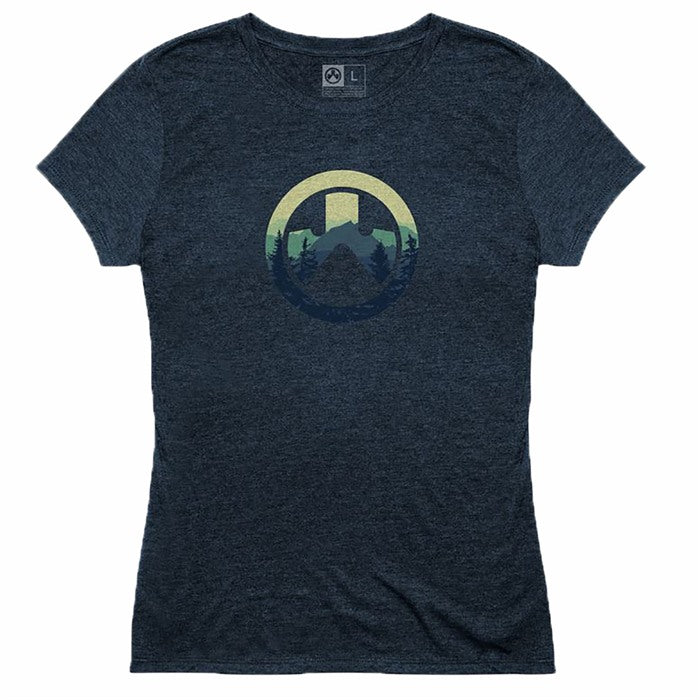 Women's Cascade Icon Logo CVC T-Shirt (UPC 840815129530)