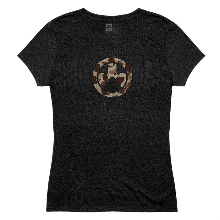 Women's Raider Camo CVC T-Shirt Black XL