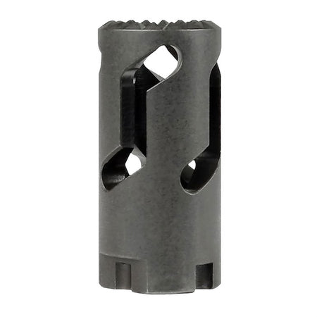 Midwest Industries AK Flash Hider Impact Device, 7.62x39, M14x1.0 Left Hand Thread, Black MI-AKFH1