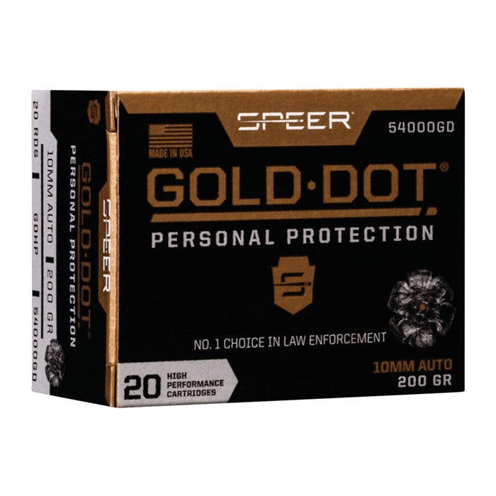 Speer Personal Protection 10mm Auto 200 gr JHP ammo