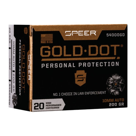 Speer Personal Protection 10mm Auto 200 gr JHP ammo
