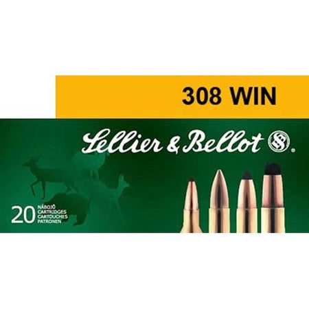 Sellier and Bellot Match .308 Win / 7.62x51mm 168 Gr BTHP