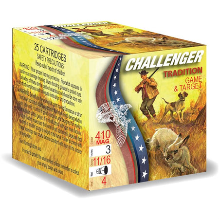 Challenger Ammunition  .410 Bore 3 in / 3 in #6 11/16 oz