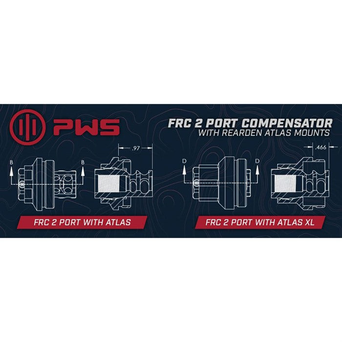 FRC .308 Caliber Two-Port Muzzle Compensator