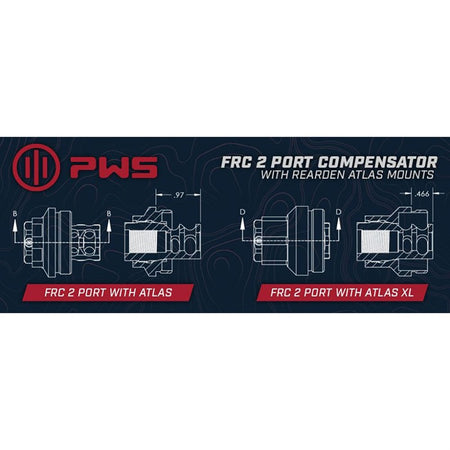 FRC .308 Caliber Two-Port Muzzle Compensator