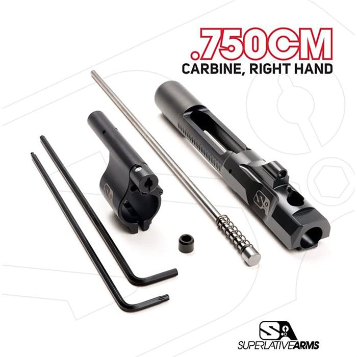 AR-15 Adjustable Piston System with Clamp-On .750" Gas Block - Right Hand (UPC 850011846261)