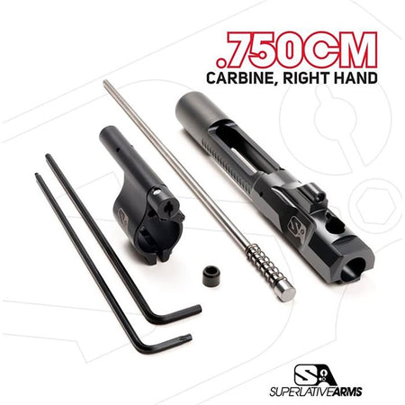 AR-15 Adjustable Piston System with Clamp-On .750" Gas Block - Right Hand (UPC 850011846261)