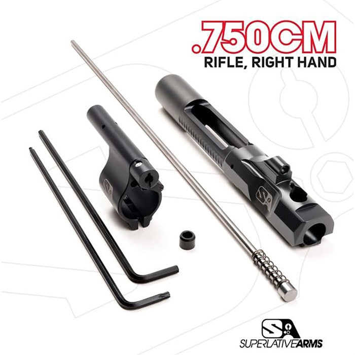 AR-15 Adjustable Piston System with Clamp-On .750" Gas Block - Right Hand (UPC 850011846285)