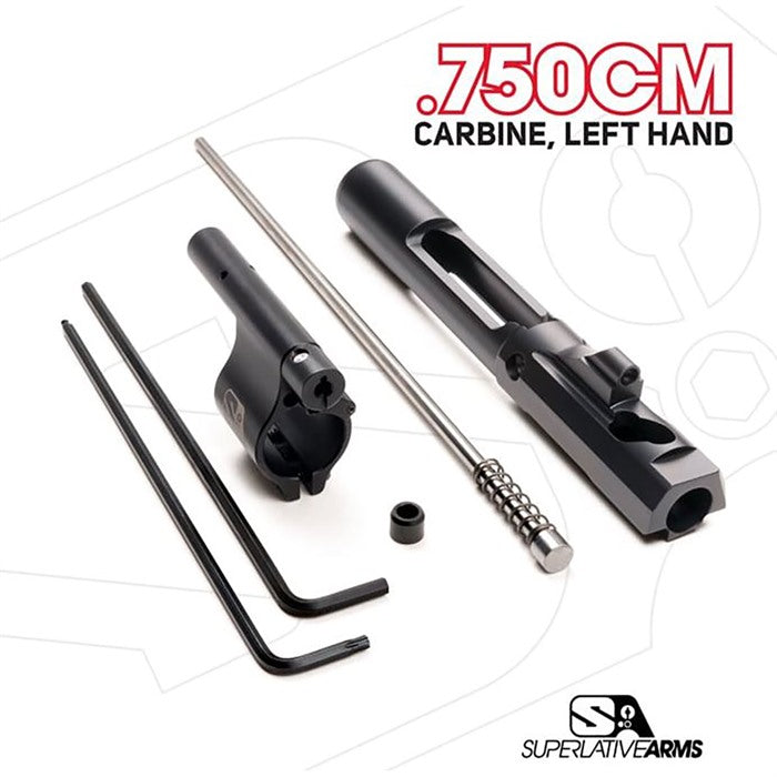 AR-15 Adjustable Piston System with Clamp-On .750" Gas Block - Left Hand (UPC 850051342570)