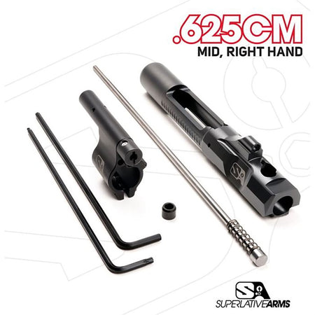 AR-15 Adjustable Piston System with Clamp 0.625" Block Right Hand