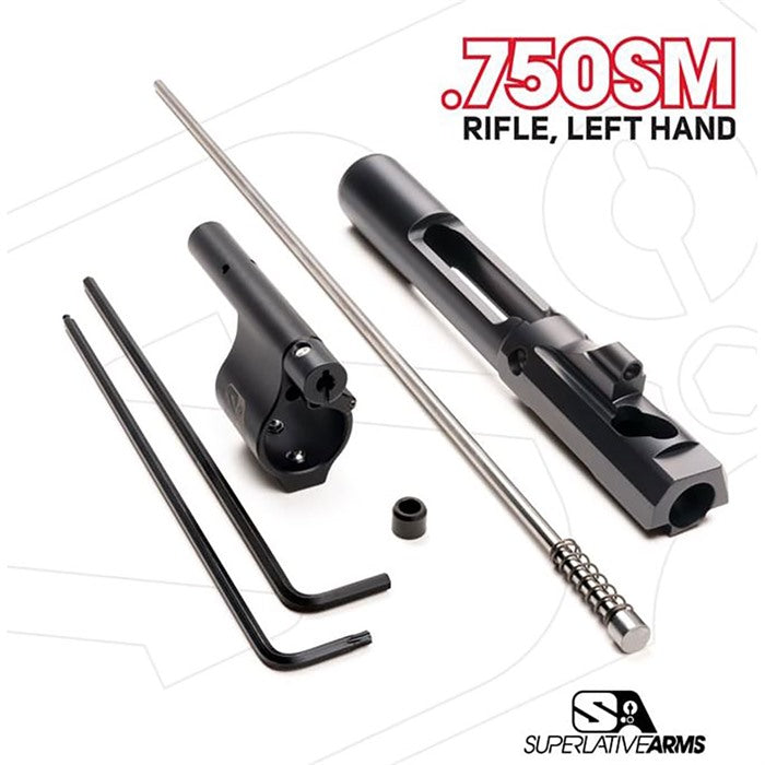 AR-15 Adjustable Piston System with 0.750" Gas Block Left Hand