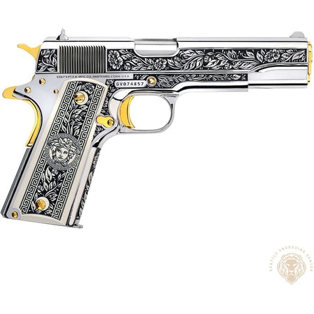 1911 GOV'T CLASSIC 45 ACP 5" BBL (1)8RD MAG MEDUSA ITALIAN