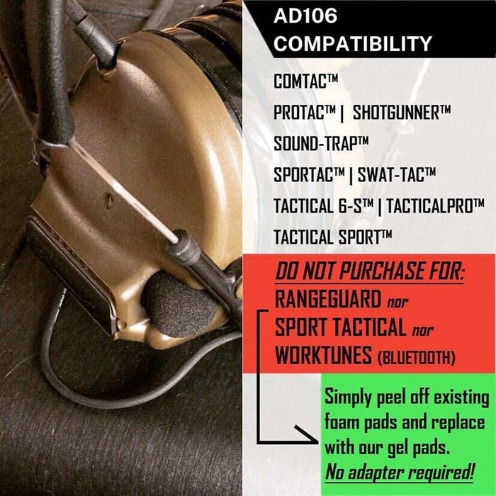 Sightlines Gel Ear Pad Adapter Plates