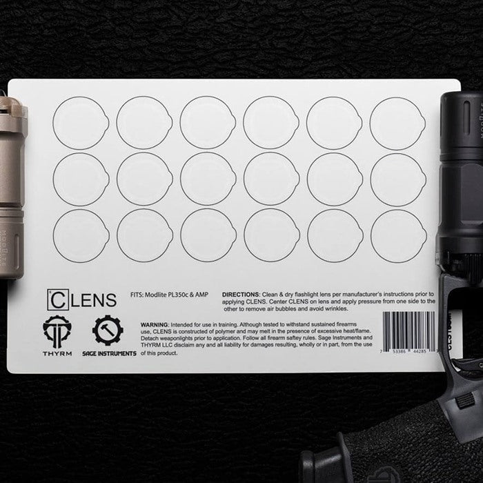 CLENS Lens Protection for Flashlights and Weapon Lights