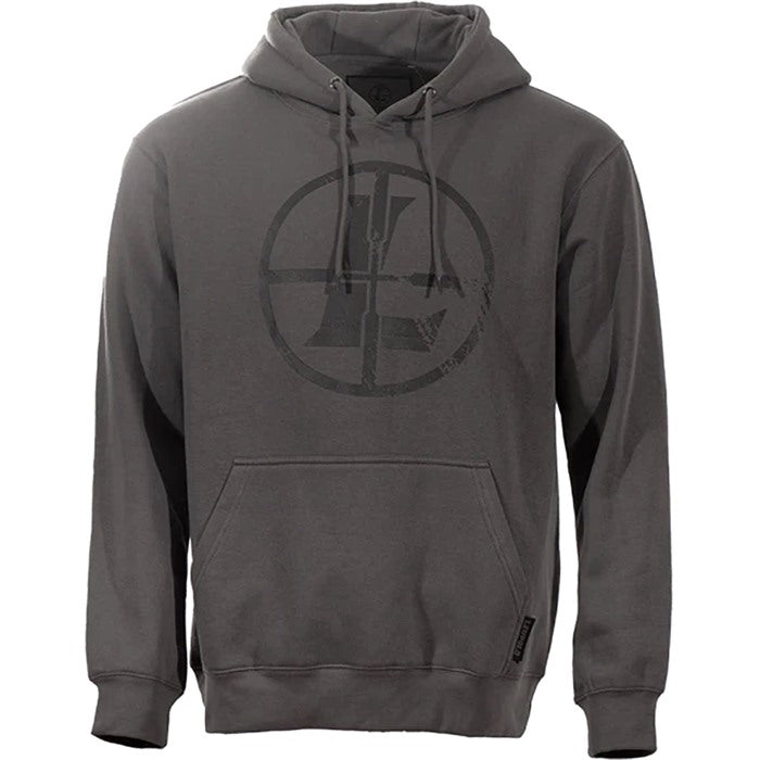DISTRESSED RETICLE HOODIE X LARGE GUNMETAL