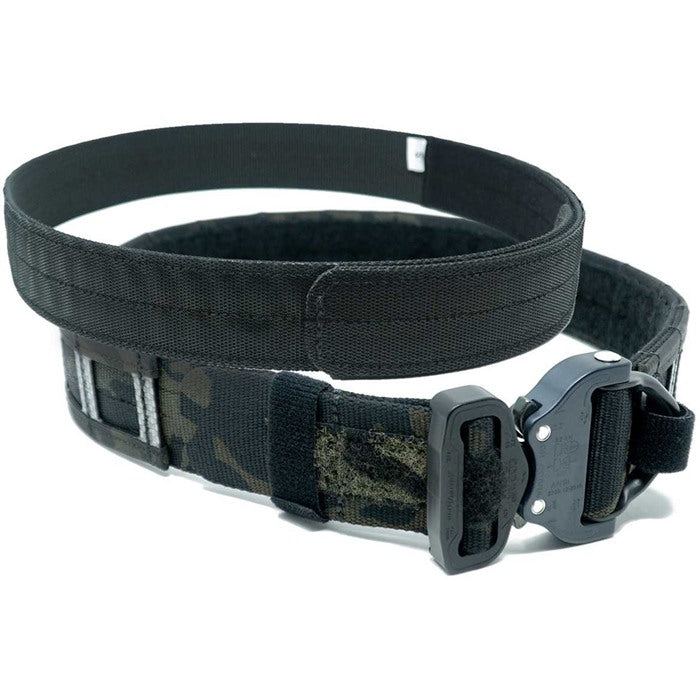 GBRS Group Assaulter Belt System V3, Multicam Black, Medium, 20 MOLLE Sections, 1.75" Cobra Buckle with D-Ring