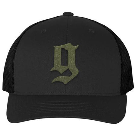 PUFF G TRUCKER HAT BLACK